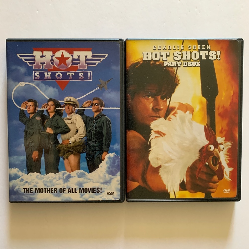 Hot Shots 1 & 2 combo pack NTSC DVD